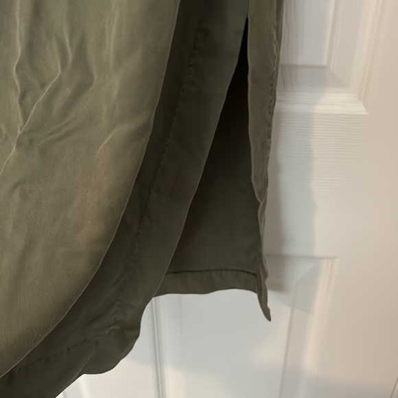 Press midi paper bag skirt. - Picture 3 of 4